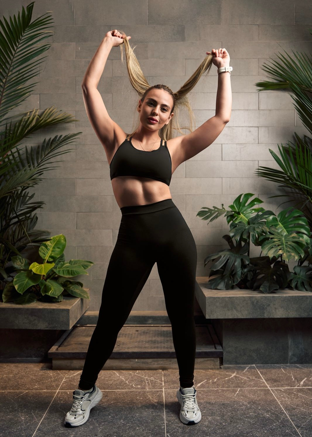 Legging Corte en V Con push up